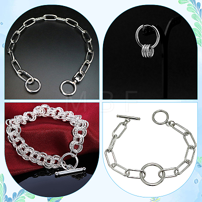 300Pcs 304 Stainless Steel Jump Rings STAS-ME0003-83-1