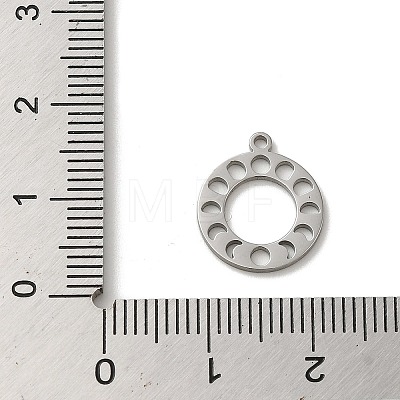 304 Stainless Steel Charms STAS-O005-10P-1