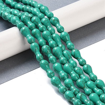 Synthetic Turquoise Beads Strands G-K362-G02-01-1