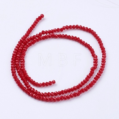 Imitation Jade Glass Beads Strands GLAA-G045-A12-1