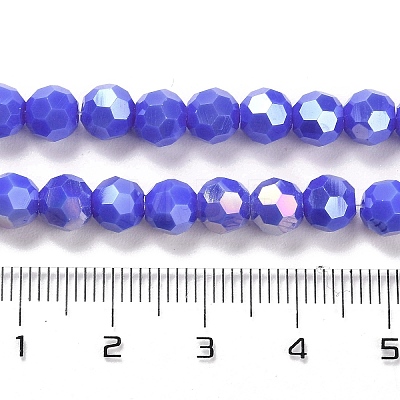 Opaque Glass Beads Stands EGLA-A035-P6mm-B07-1