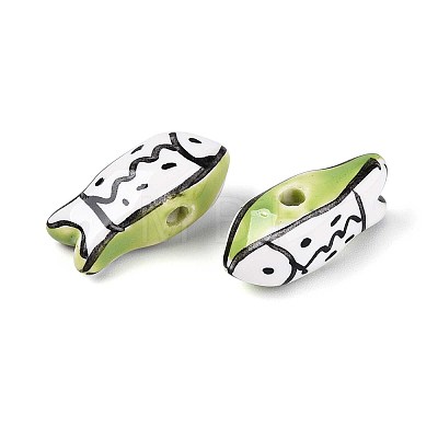 Handmade Porcelain Ceramic Beads PORC-T133-28J-1