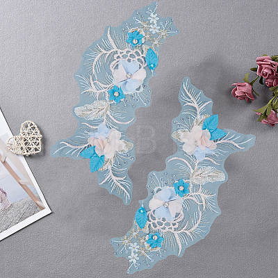 Polyester Embroidery Lace Sewing Ornaments DIY-WH2031-077B-02-1