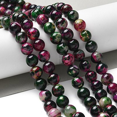 Natural Agate Beads Strands G-NH0001-G12-01-1