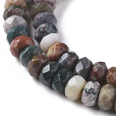 Natural Ocean Jasper Beads Strands G-F668-01-B-1