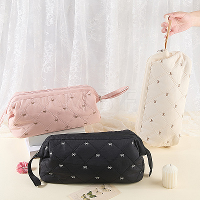 Cotton Cloth Hair Dryer Storage Zipper Bags AJEW-WH20054-331E-1