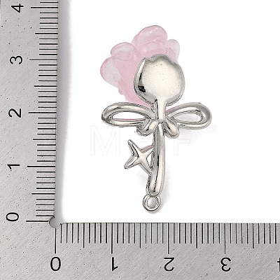 Platinum Alloy Resin Pendants FIND-U017-07P-01-1