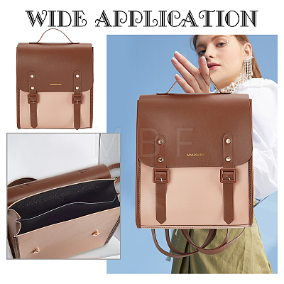 DIY PU Leather Sew on Backpack Kits DIY-WH0297-23A-1