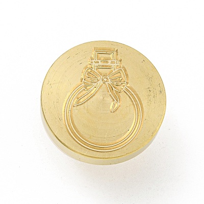 Wax Seal Brass Stamp Head AJEW-G056-01I-1