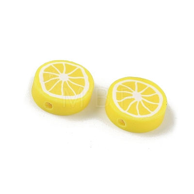 Fruit & Vegetable Theme Handmade Polymer Clay Beads CLAY-F006-02H-1