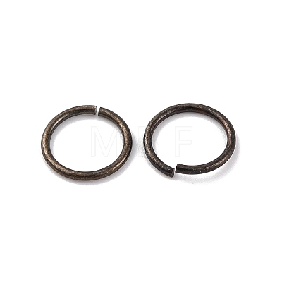 Brass Open Jump Rings KK-G514-01K-B-1