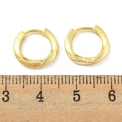 Brass Hoop Earrings EJEW-L211-08G-G-1