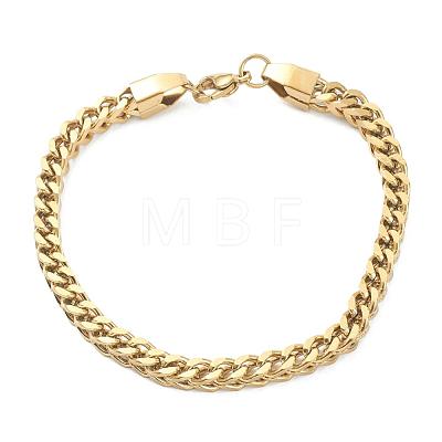 Ion Plating(IP) 304 Stainless Steel Wheat Chain Bracelets & Necklaces Jewelry Sets SJEW-B019-04D-G-1