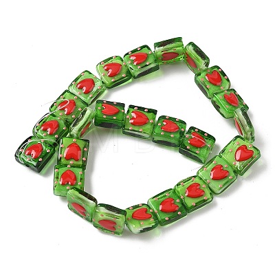 Handmade Lampwork Enamel Beads LAMP-G147-02A-1