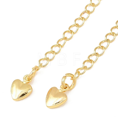 Brass Curb Chain Extender X-KK-L265-02G-1