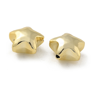 Plating Acrylic Beads X-PACR-Q008-13G-1