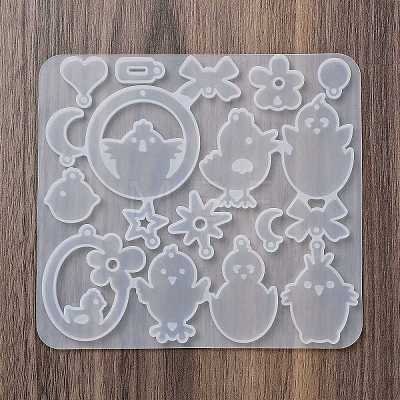 Kitten Earrings Pendants DIY Silicone Mold X1-DIY-Q033-08A-1