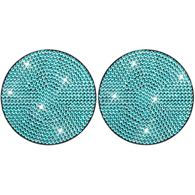 PVC Rhinestone Anti-slip Coaster PW-WGFA6AD-12-1