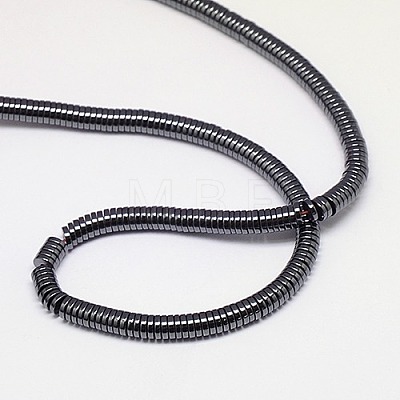 Non-magnetic Synthetic Hematite Beads Strands G-J164A-2mm-02-1