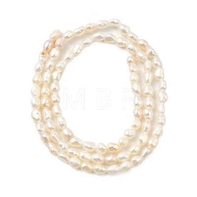 Natural Cultured Freshwater Pearl Beads Strands PEAR-I007-01K-02A-1