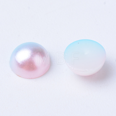 Imitation Pearl Acrylic Cabochons OACR-R063-3mm-02-1