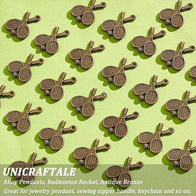 Unicraftale 80Pcs Alloy Pendants FIND-UN0001-43AB-1