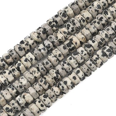 Natural Dalmatian Jasper Beads Strands G-L654-I01-01-1