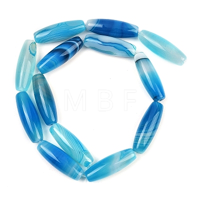 Natural Striped Agate/Banded Agate Beads Strands G-S280-10A-1