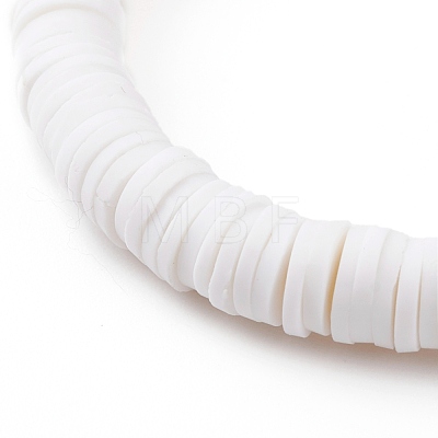 Polymer Clay Heishi Beads Stretch Bracelets BJEW-JB05905-01-1