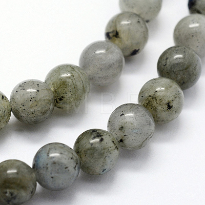 Natural Labradorite Beads Strands G-I199-15-6mm-1