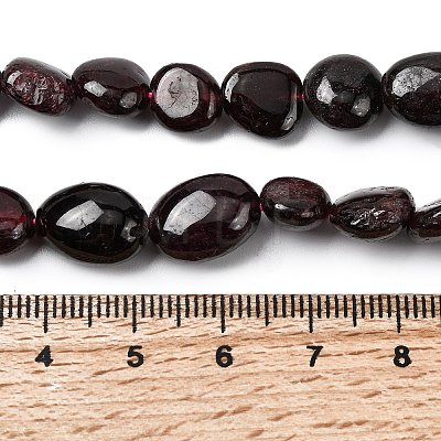 Natural Garnet Beads Strands G-B161-B11-1