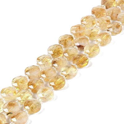 Natural Citrine Beads Strands G-N342-10-1