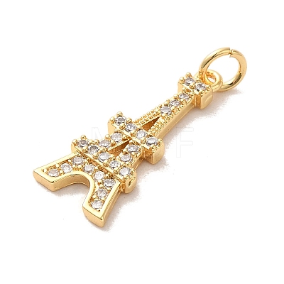 Brass Cubic Zirconia Pendants LS-KK-M278-15G-1
