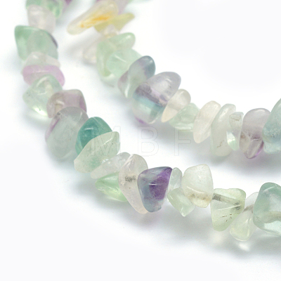 Natural Fluorite Beads Strands G-P332-27-1