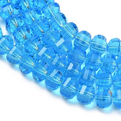 Transparent Glass Beads Strands GLAA-G125-01A-05-1