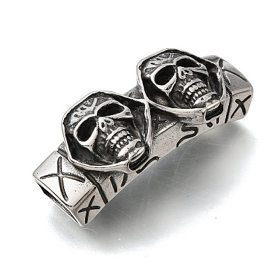 Halloween 304 Stainless Steel Slide Charms STAS-F356-14AS-06-1