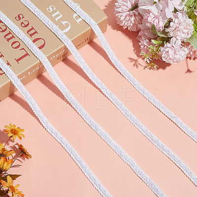 20 Yards Polyester Braided Lace Ribbon OCOR-DR0001-29B-1
