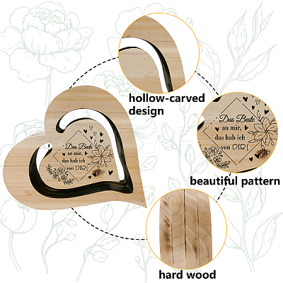 DIY Unfinished Wood Heart Cutouts WOOD-WH0035-004-1