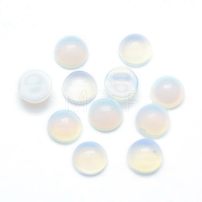 Opalite Cabochons G-P393-R10-6mm-1