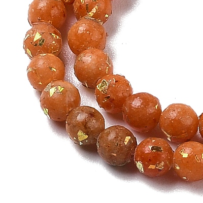 Assembled Natural Dolomite and Synthetic Opal Beads Strands G-Q017-G06-01B-1-1