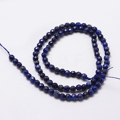 Natural Lapis Lazuli Beads Strands G-D840-38-4mm-1