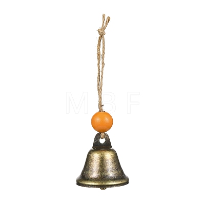 Iron Bell Hanging Ornaments HJEW-JM02446-1