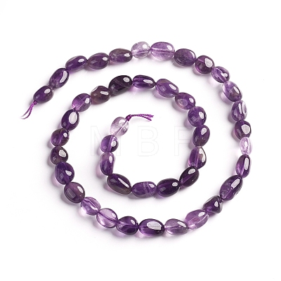 Natural Amethyst Beads Strands G-D0002-B33-1