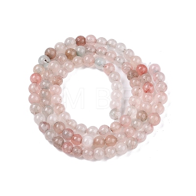 Dyed Natural White Jade Beads Strands G-T140-4mm-A04-1