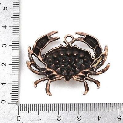 Alloy Rhinestone Pendants RB-CBA18BA-05R-1