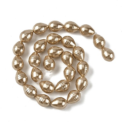 Electroplated Shell Pearl Beads Strands SH-CBA6AE6-01A-1