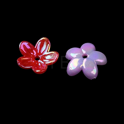 Acrylic Bead Caps OACR-G057-01A-1