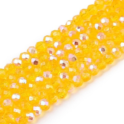 Electroplate Glass Beads Strands EGLA-A044-T2mm-L05-1