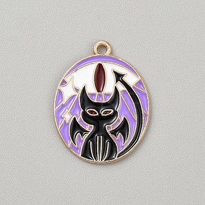 Zinc Alloy Enamel Pendants FIND-CJC0437-008A-1