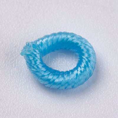 Polyester Cord Beads WOVE-K001-B04-1